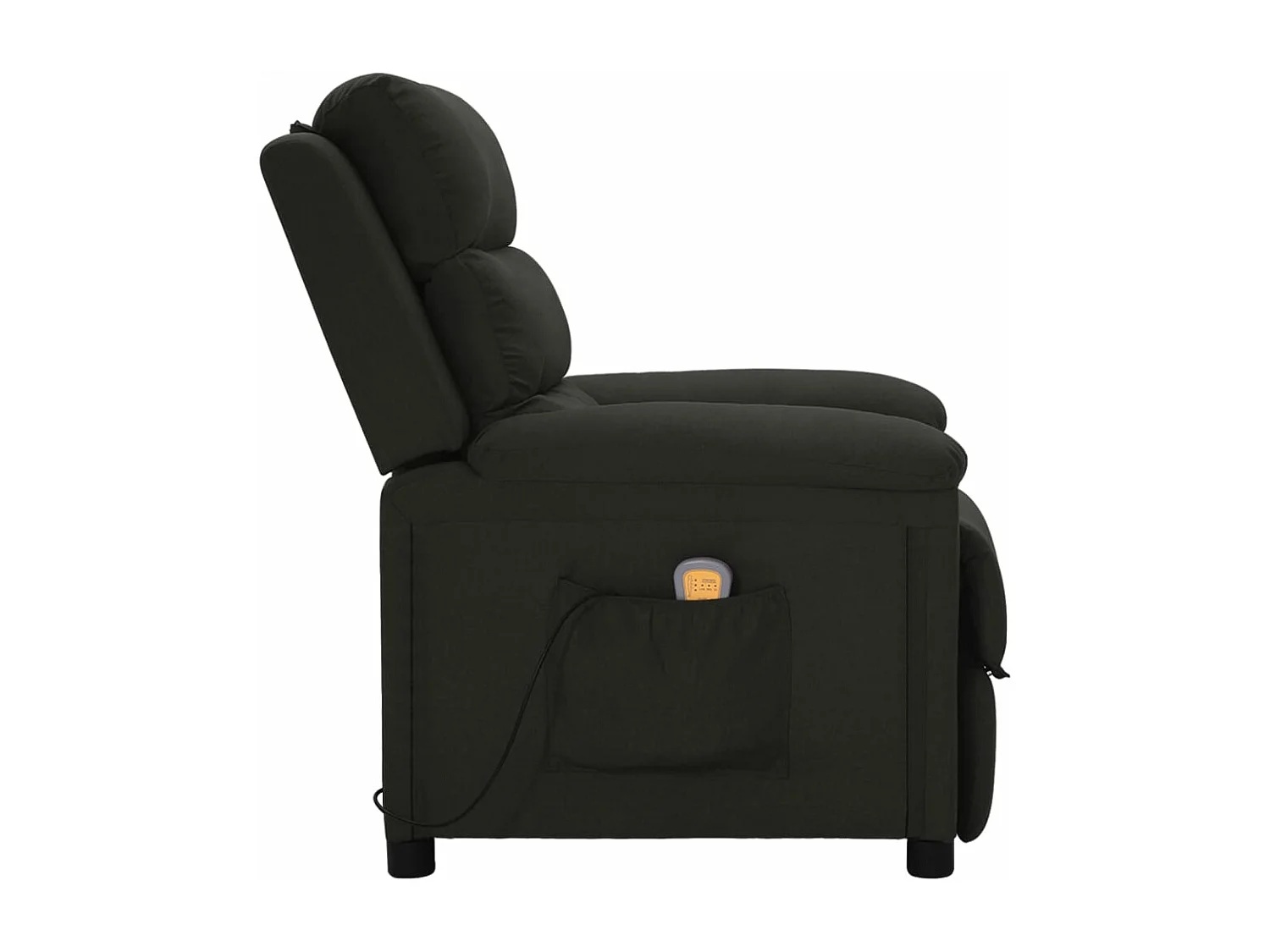 Härnösand  Fauteuil de massage Noir Tissu