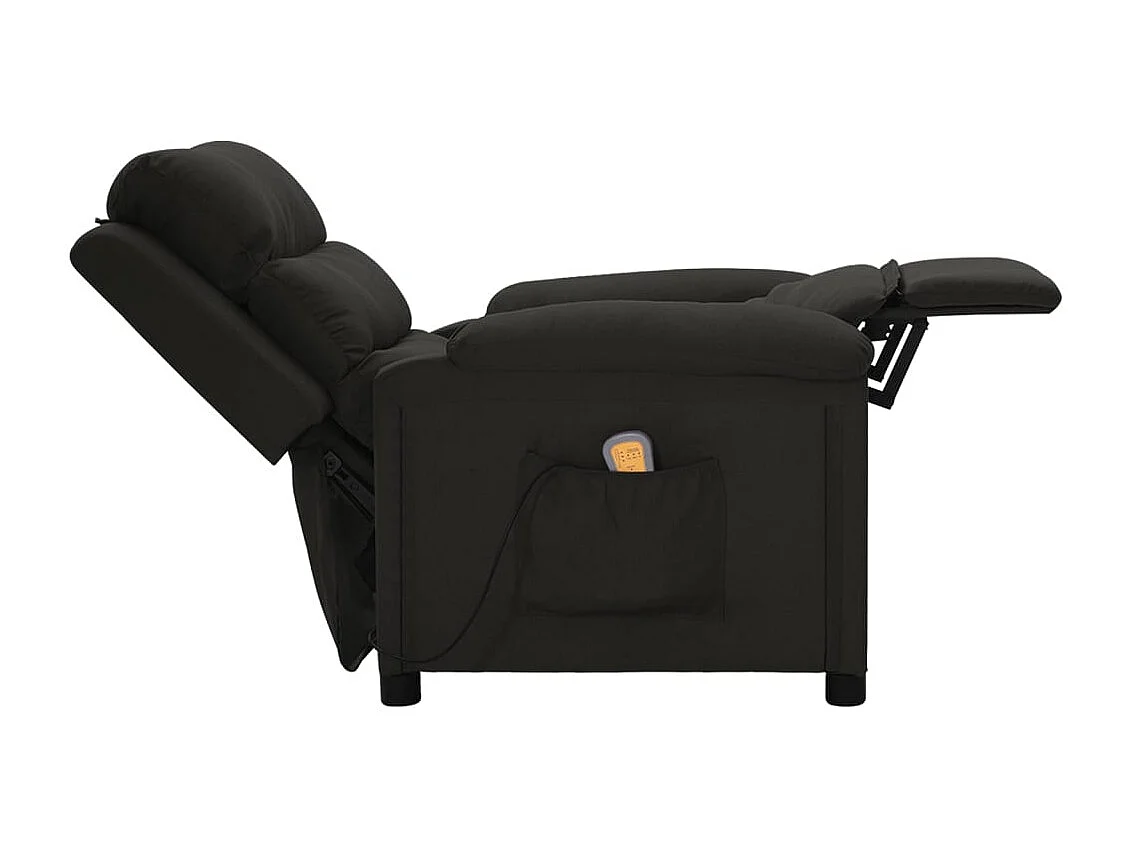 Härnösand  Fauteuil de massage Noir Tissu