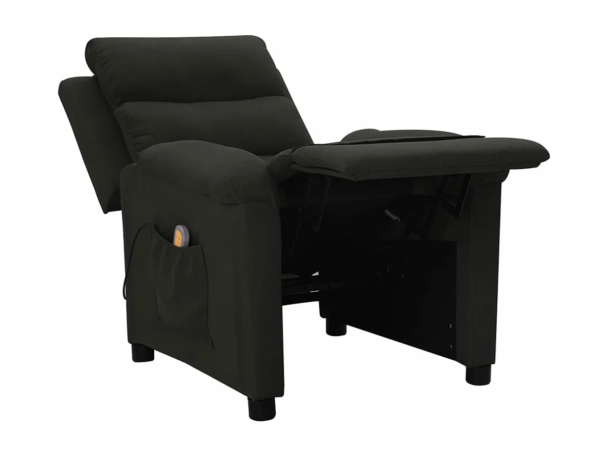 Härnösand  Fauteuil de massage Noir Tissu