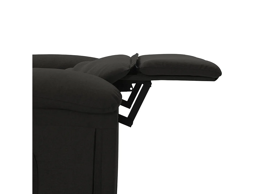 Härnösand  Fauteuil de massage Noir Tissu