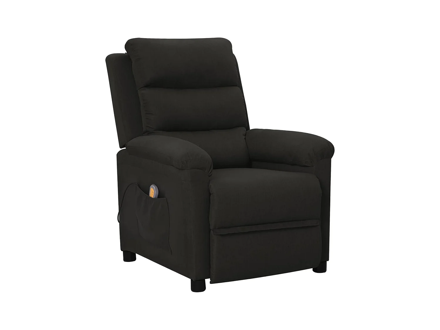 Härnösand  Fauteuil de massage Noir Tissu