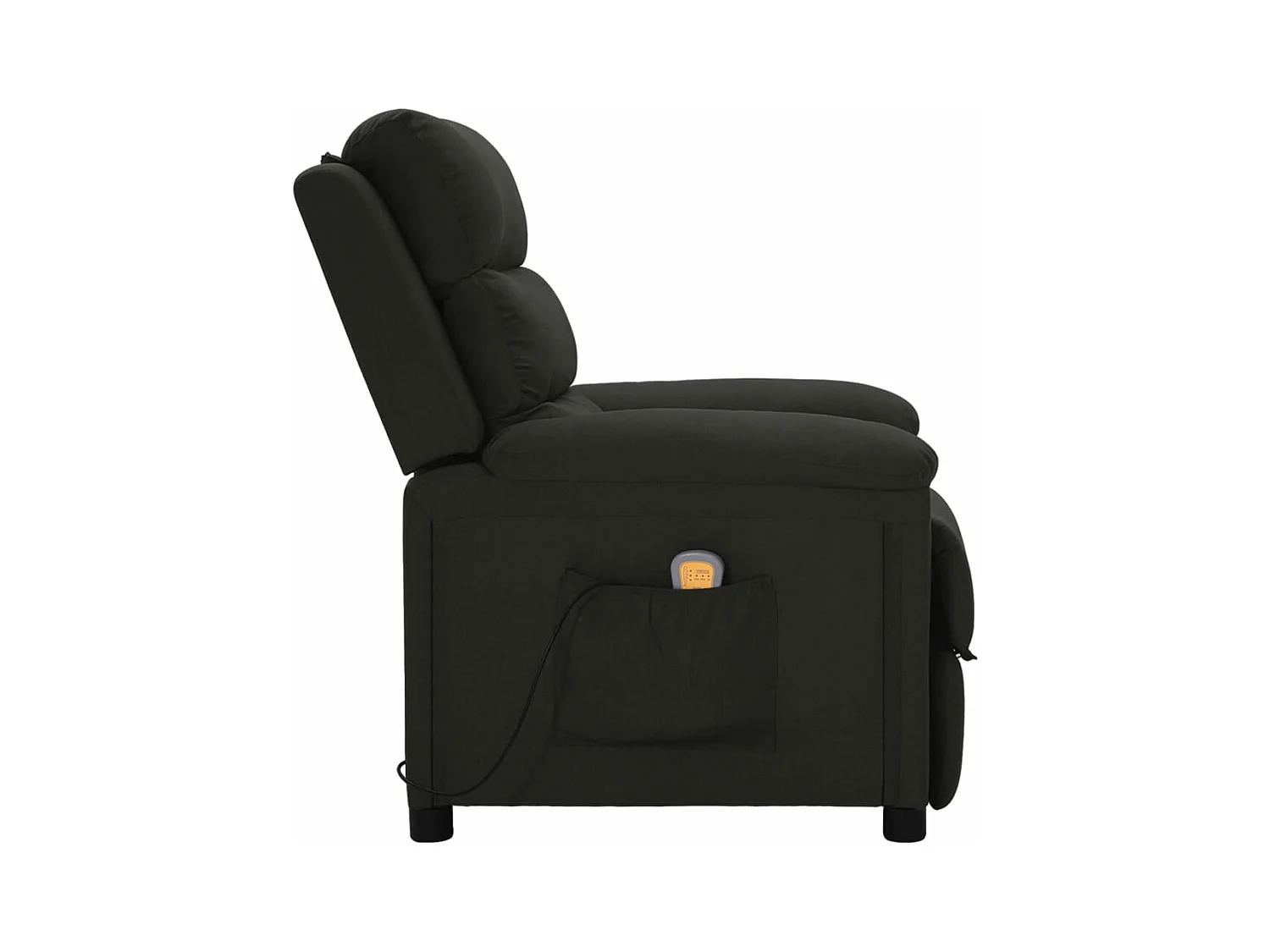 Härnösand  Fauteuil de massage Noir Tissu