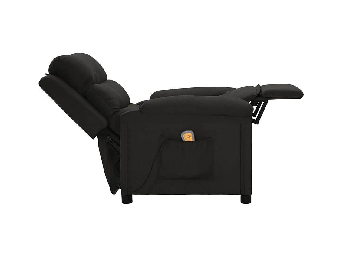 Härnösand  Fauteuil de massage Noir Tissu