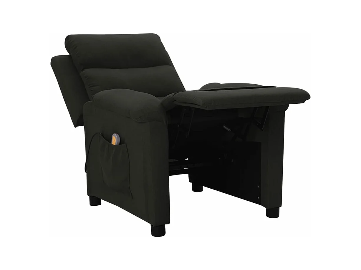 Härnösand  Fauteuil de massage Noir Tissu