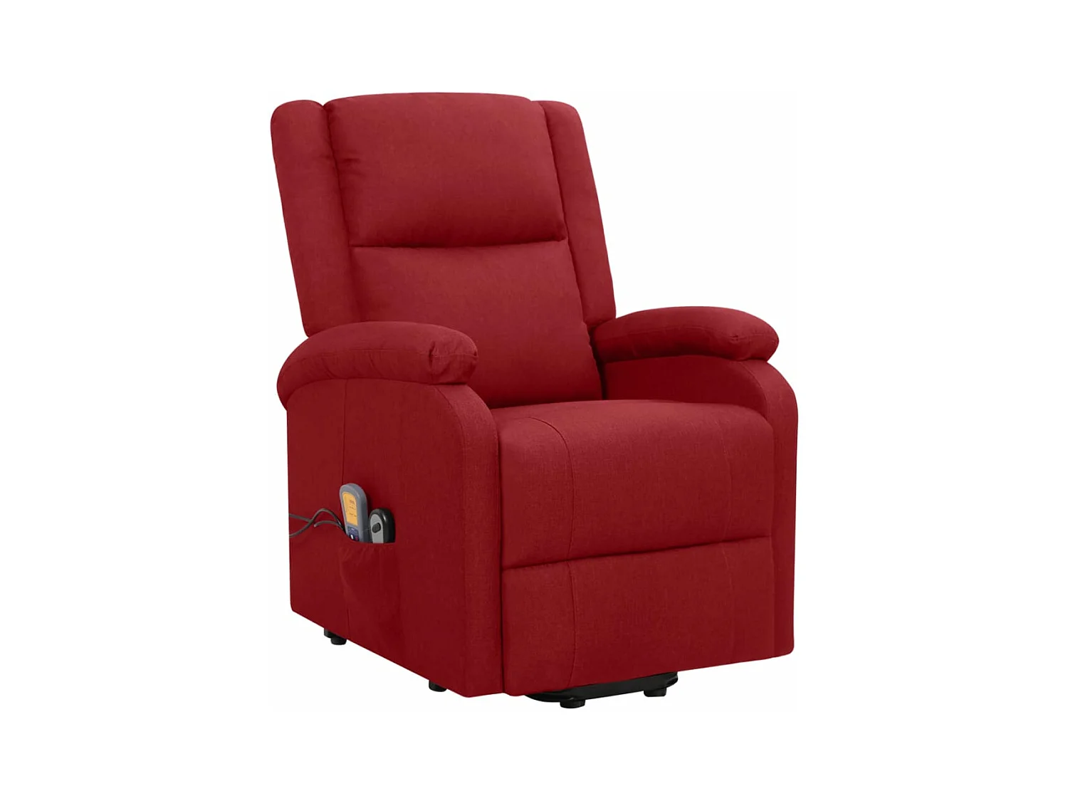 Gercek  Fauteuil de massage Rouge bordeaux Tissu