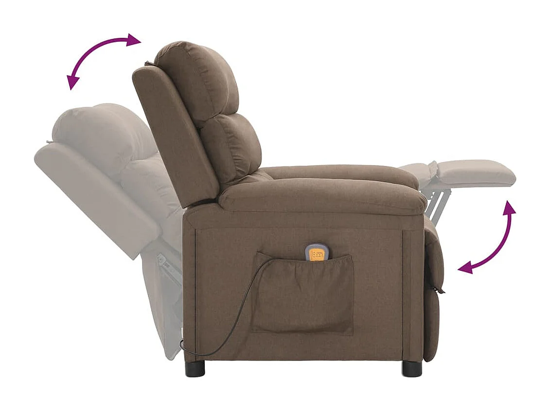 Härnösand  Massagestoel stof taupe