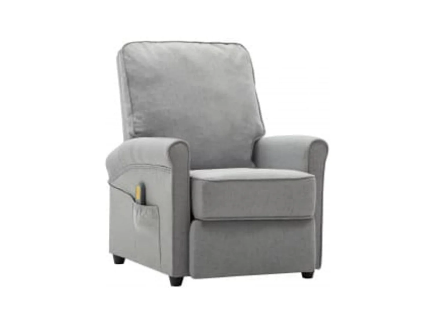 Buda  Fauteuil de massage Gris clair Tissu