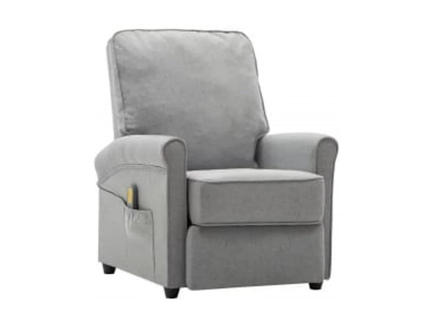 Buda  Fauteuil de massage Gris clair Tissu