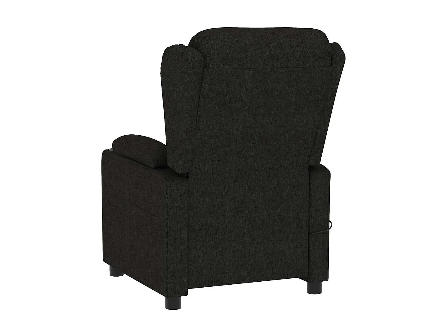 Copperas Cove  Fauteuil de massage Noir Tissu