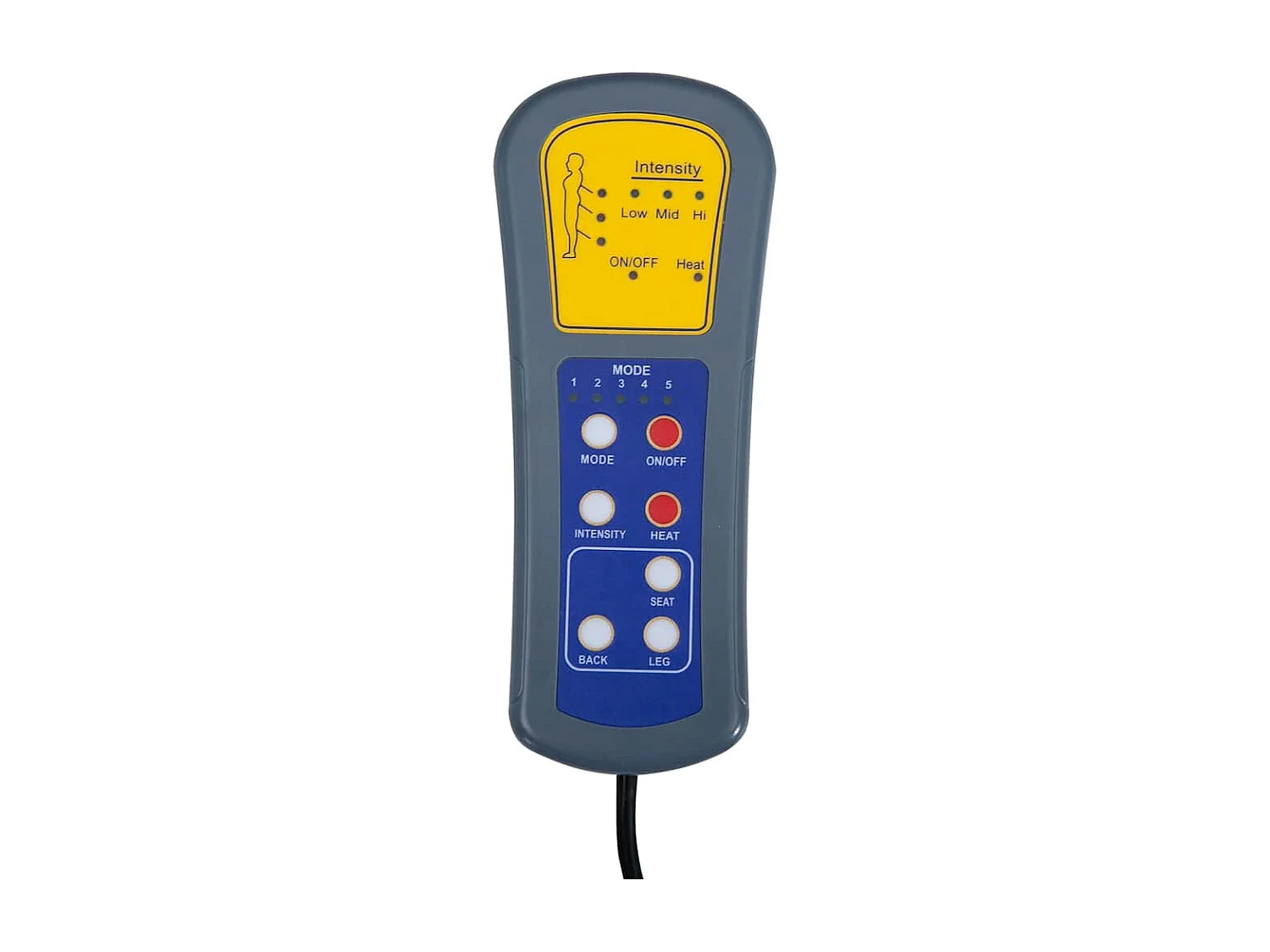 Copperas Cove  Fauteuil de massage Noir Tissu