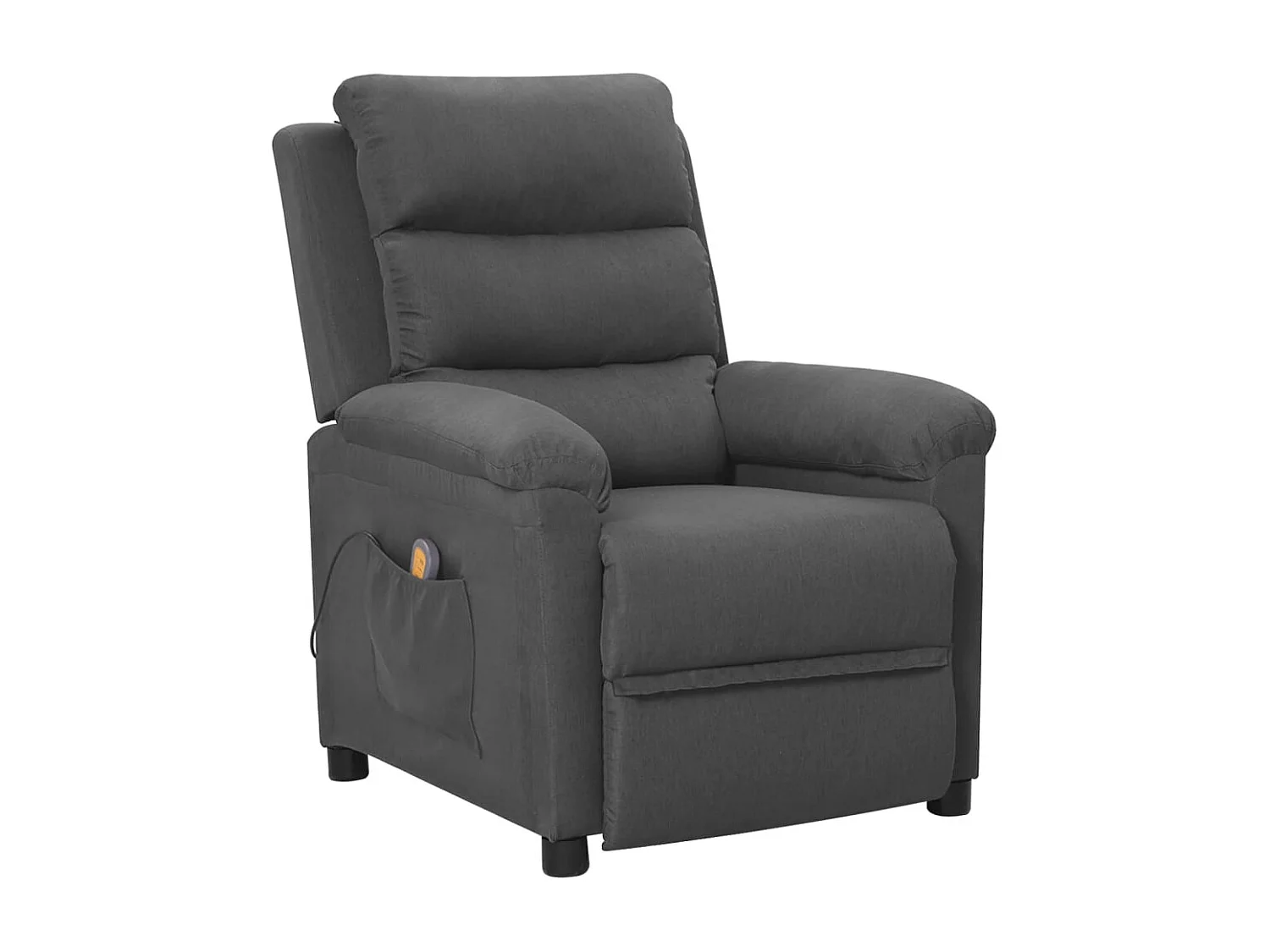 Härnösand  Fauteuil de massage Gris foncé Tissu