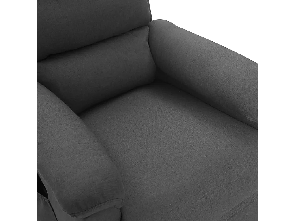 Härnösand  Fauteuil de massage Gris foncé Tissu
