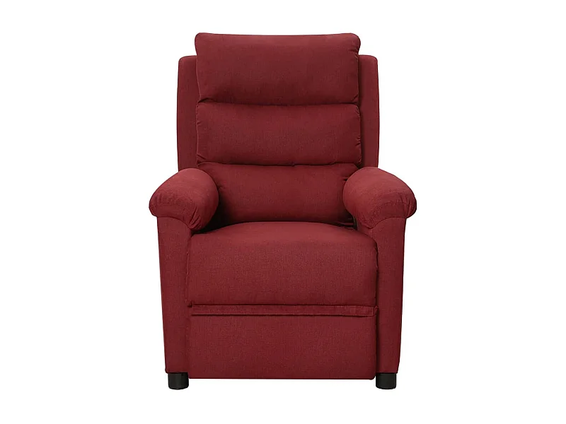 Härnösand  Fauteuil de massage Rouge bordeaux Tissu