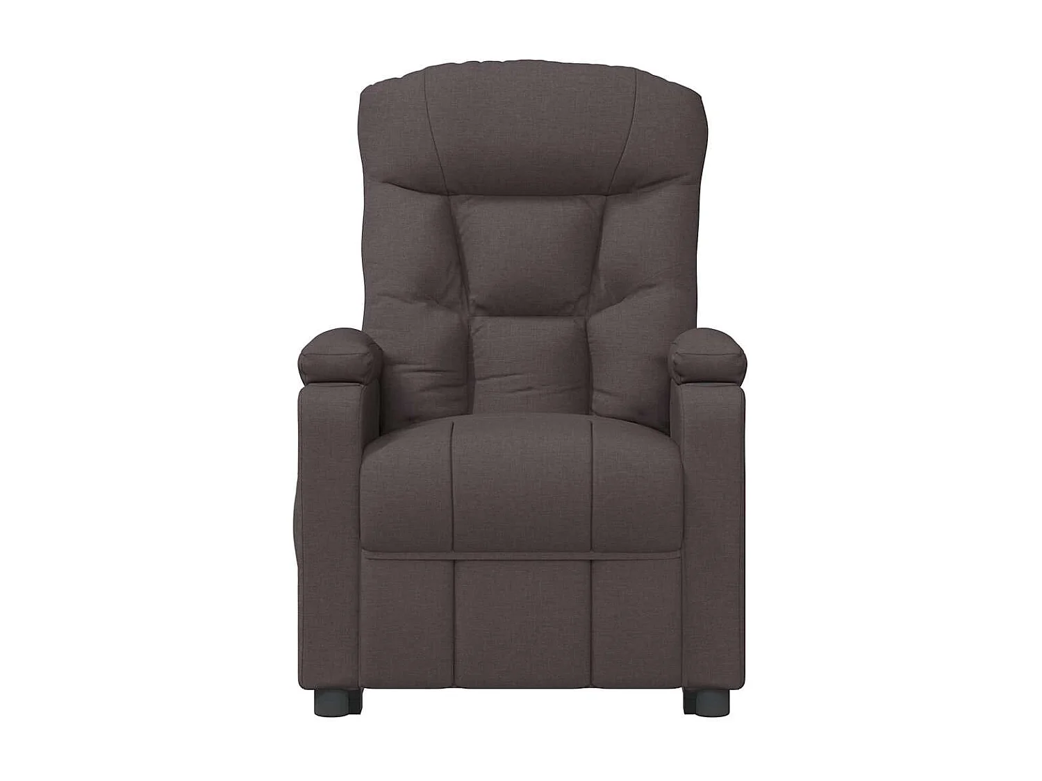 Erian  Fauteuil de massage Marron foncé Tissu