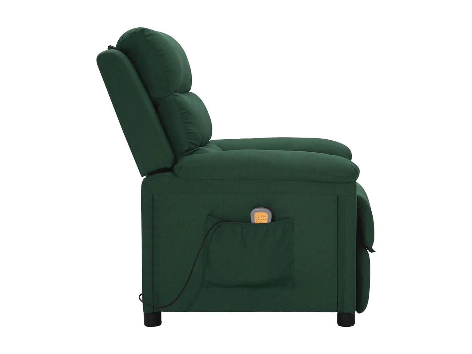 Härnösand  Fauteuil de massage Vert foncé Tissu