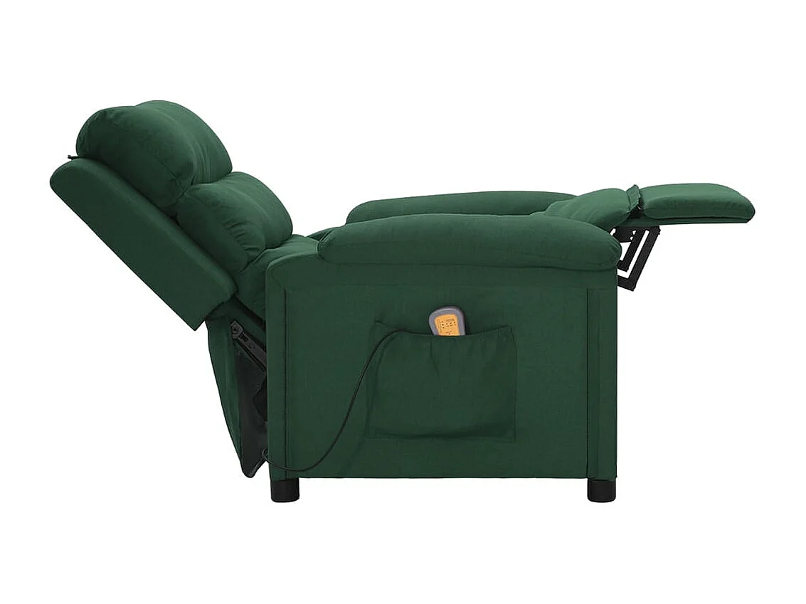 Härnösand  Fauteuil de massage Vert foncé Tissu