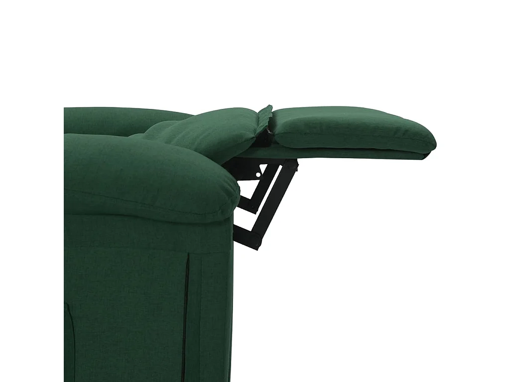 Härnösand  Fauteuil de massage Vert foncé Tissu