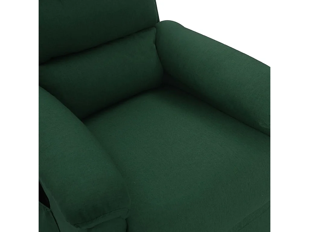 Härnösand  Fauteuil de massage Vert foncé Tissu