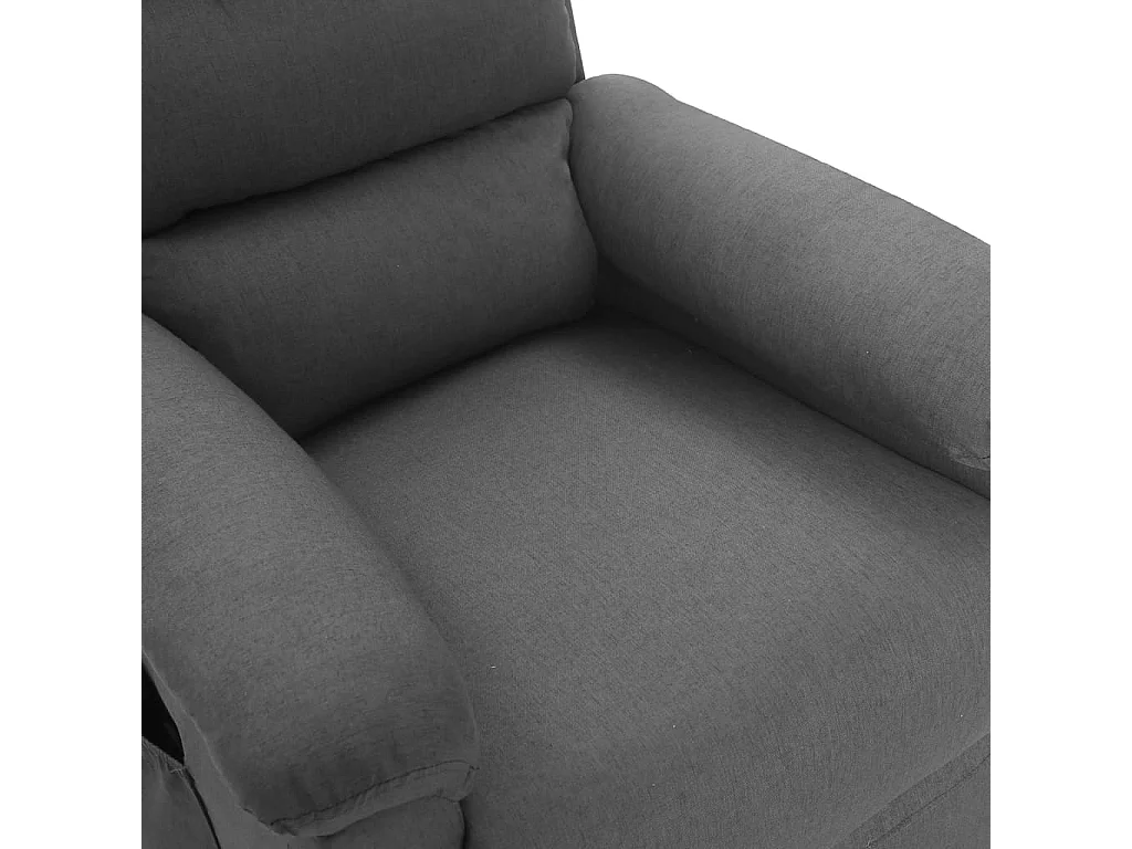 Härnösand  Fauteuil de massage Gris clair Tissu