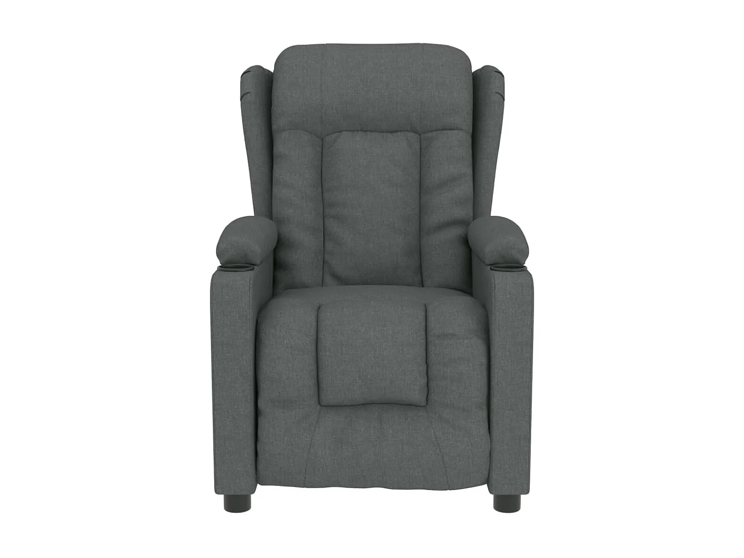 Copperas Cove  Fauteuil de massage Gris foncé Tissu