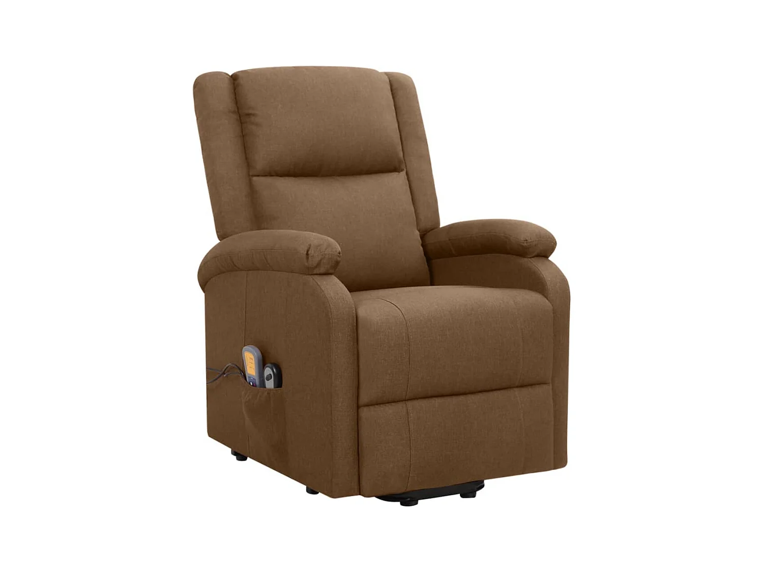 Gercek  Fauteuil de massage Marron Tissu