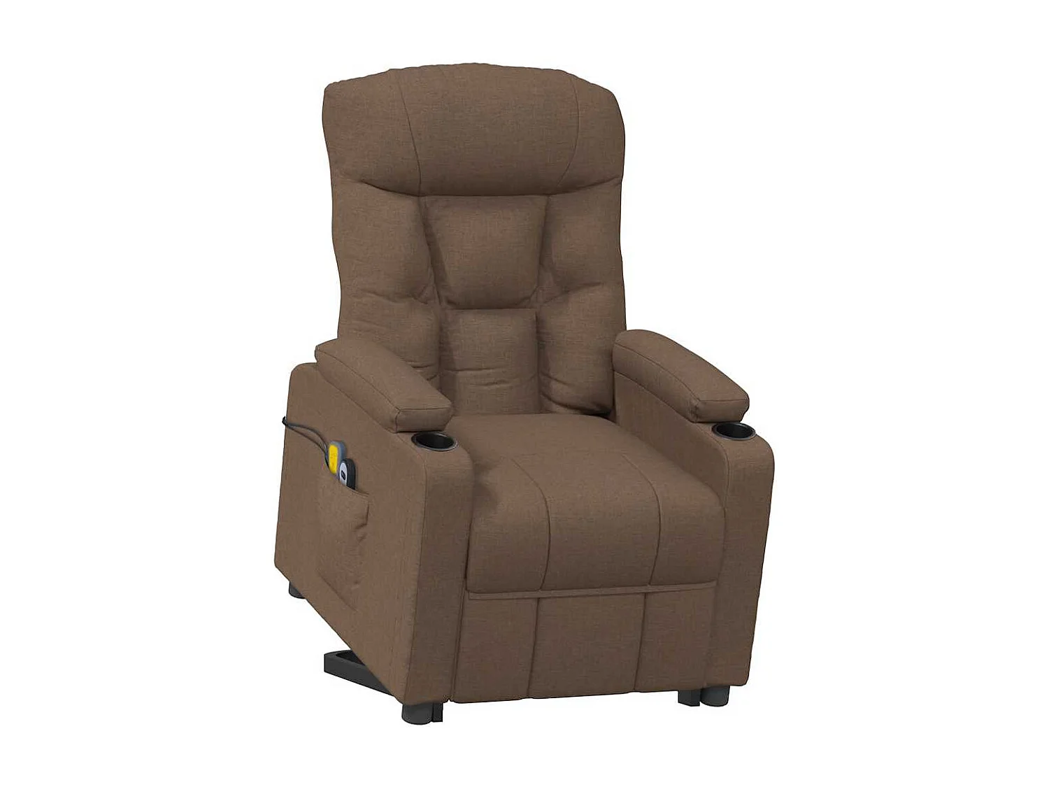 Erian  Fauteuil de massage Marron Tissu