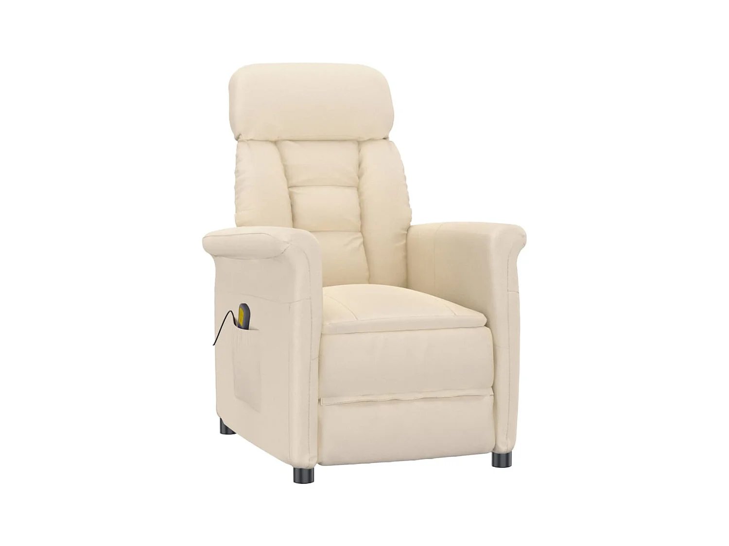 Garden Furniture -  Massagesessel Beige Mikrofasergewebe