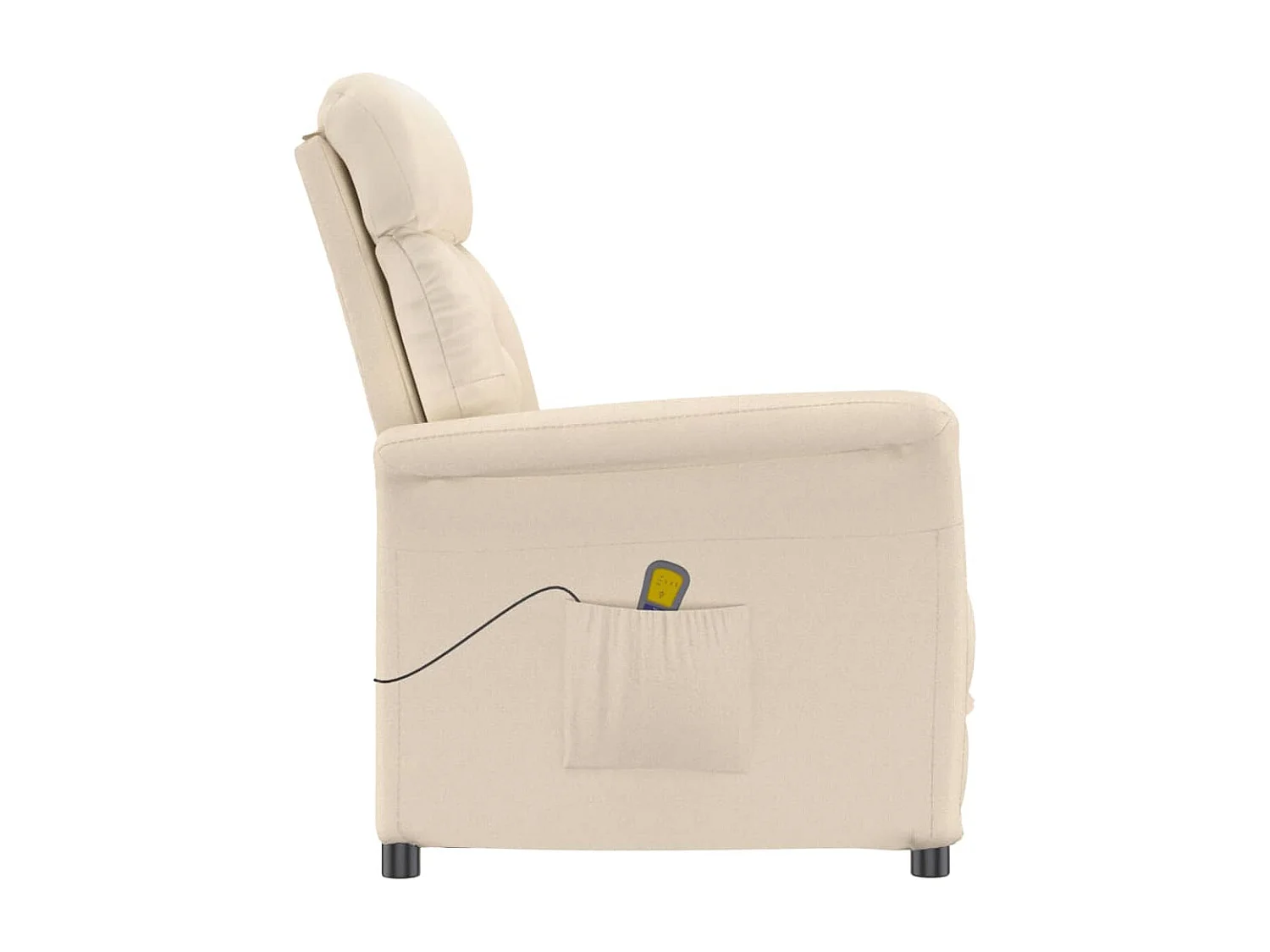 Garden Furniture -  Fauteuil de massage Beige Tissu microfibre