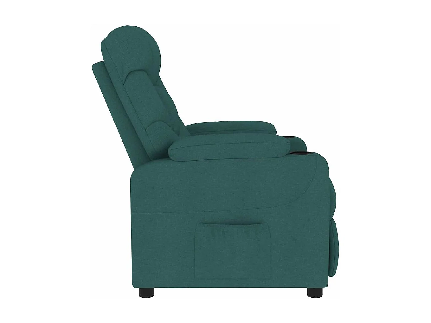 Iitti  Fauteuil de massage Vert foncé Tissu