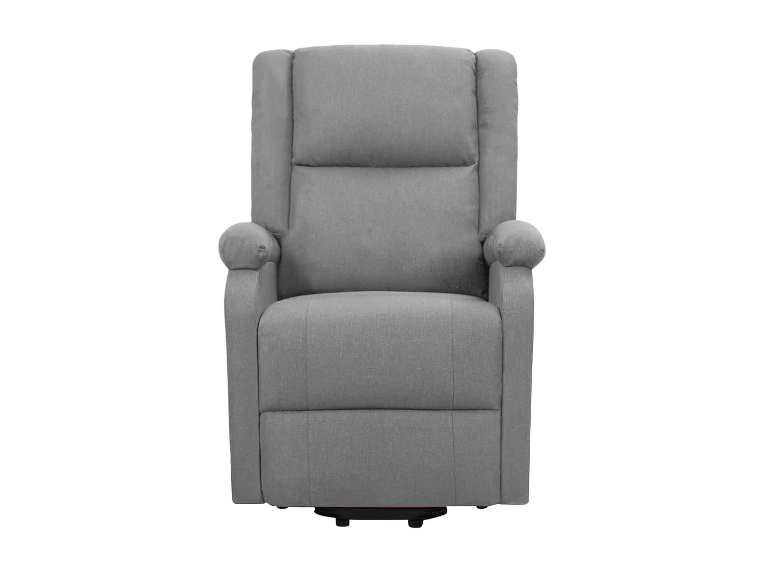 Gercek  Fauteuil de massage inclinable Gris clair Tissu