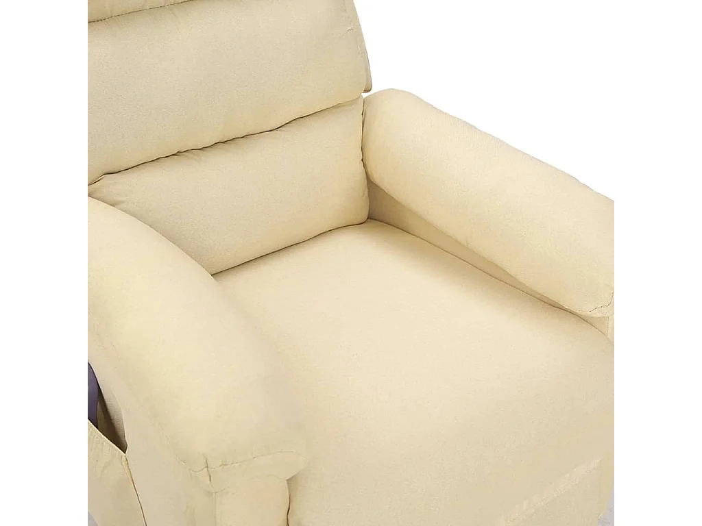 Härnösand  Fauteuil de massage Crème Tissu