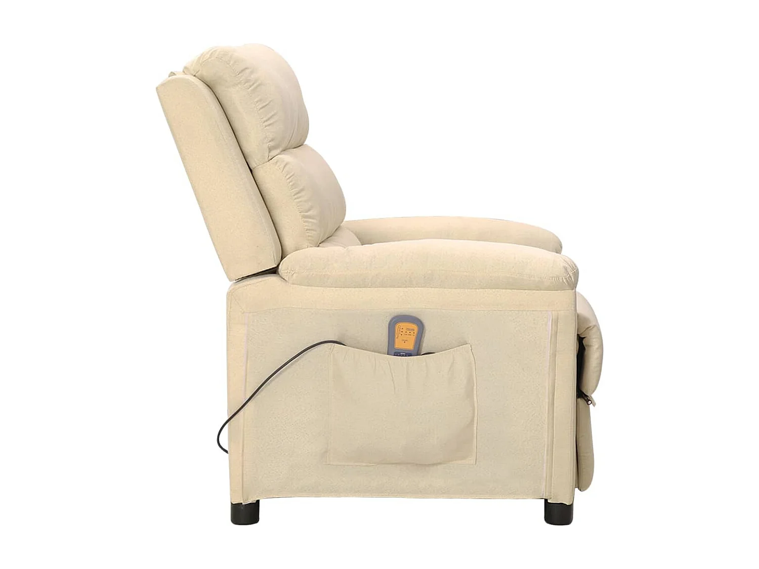 Härnösand  Fauteuil de massage Crème Tissu