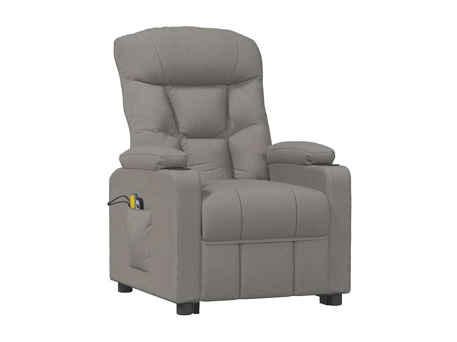 Erian  Fauteuil de massage Taupe Tissu