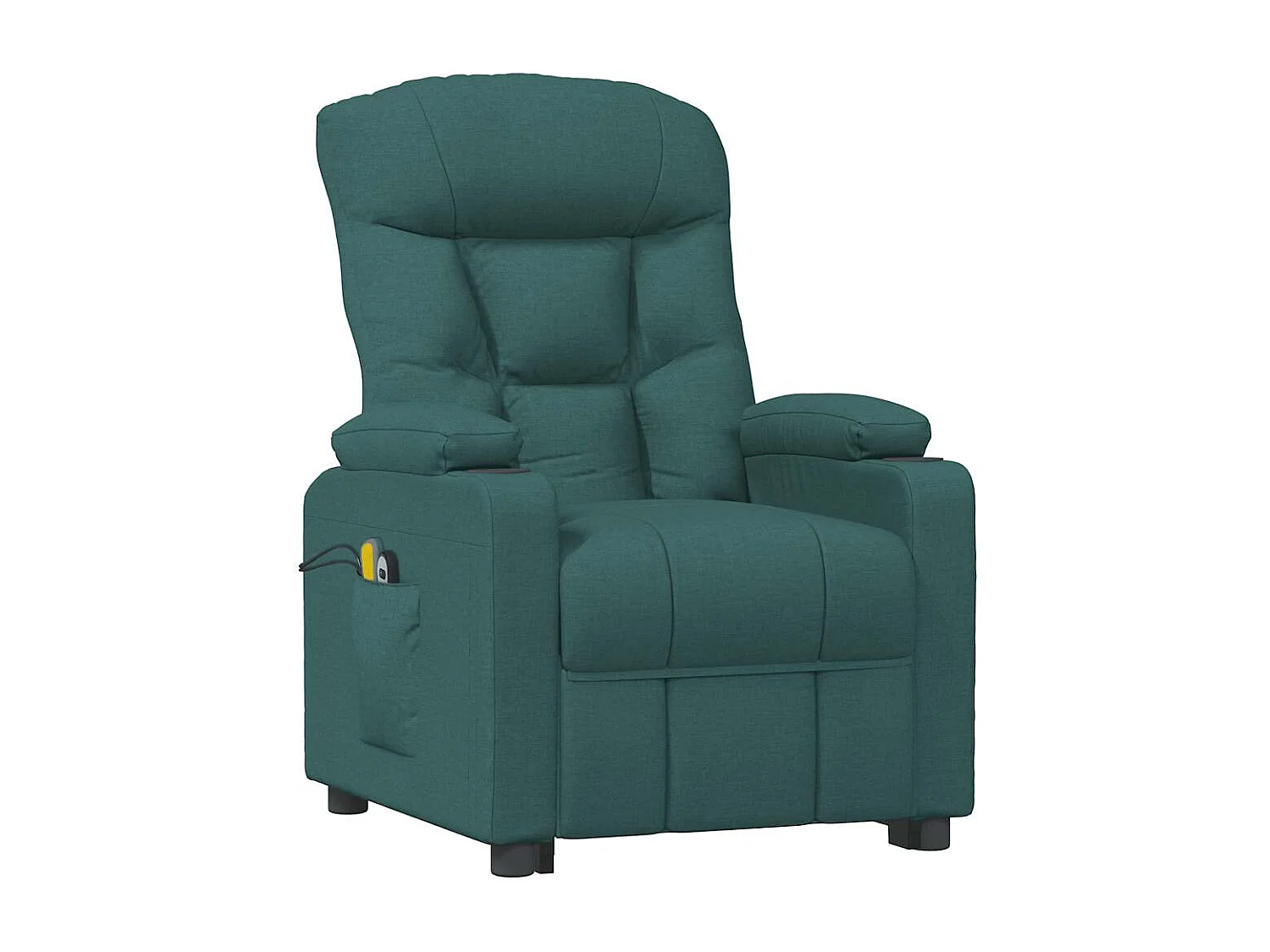 Erian  Fauteuil de massage Vert foncé Tissu