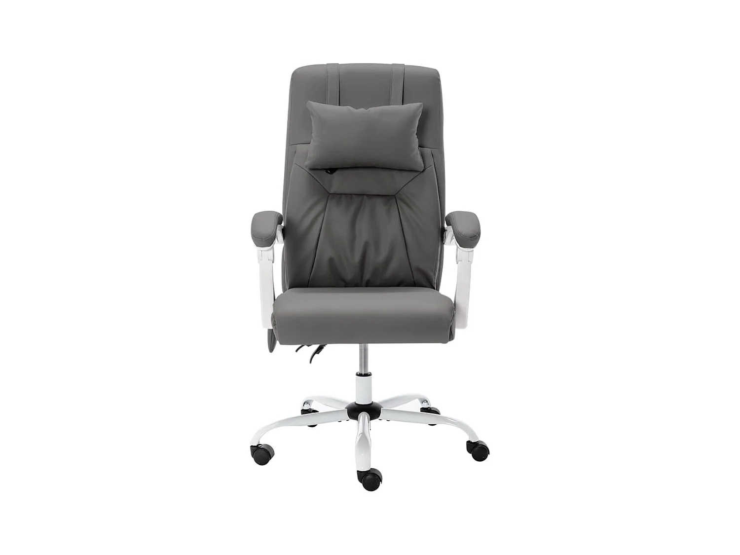 Montichiari  Chaise de bureau de massage Gris Similicuir