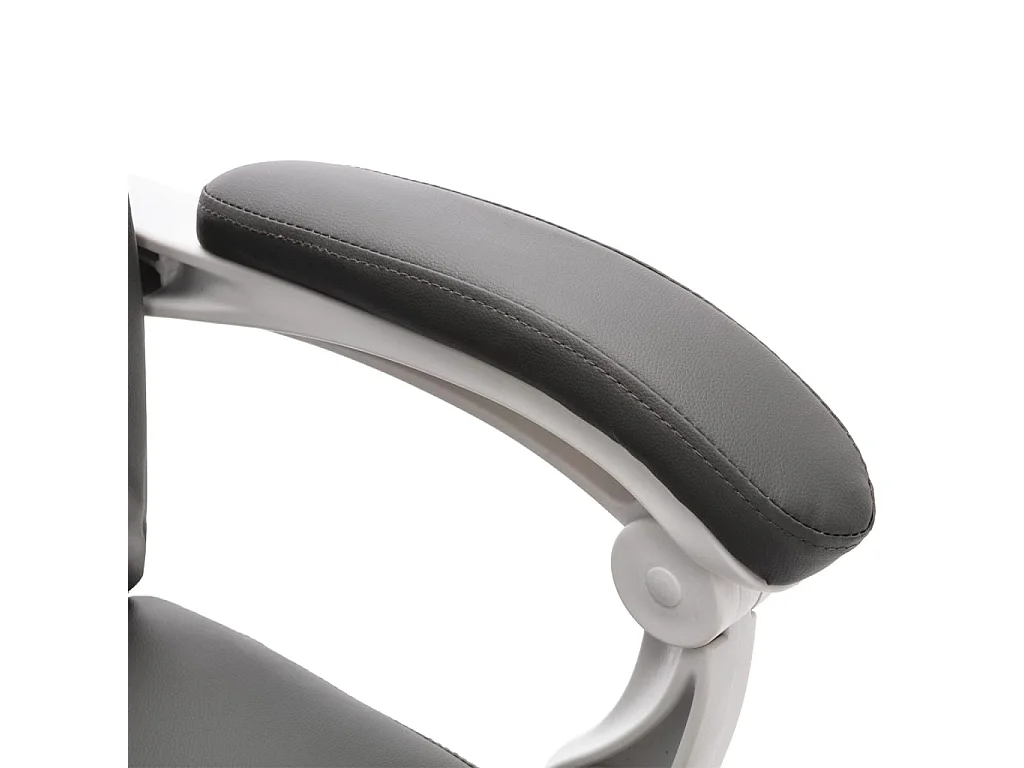 Montichiari  Chaise de bureau de massage Gris Similicuir