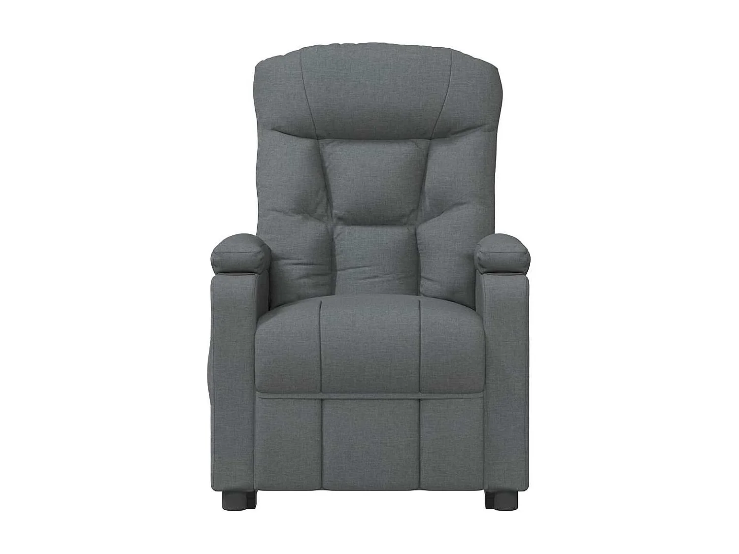 Erian  Massagesessel mit Aufstehlfe Dunkelgrau Stoff