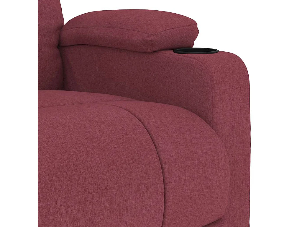 Iitti  Fauteuil de massage Rouge bordeaux Tissu