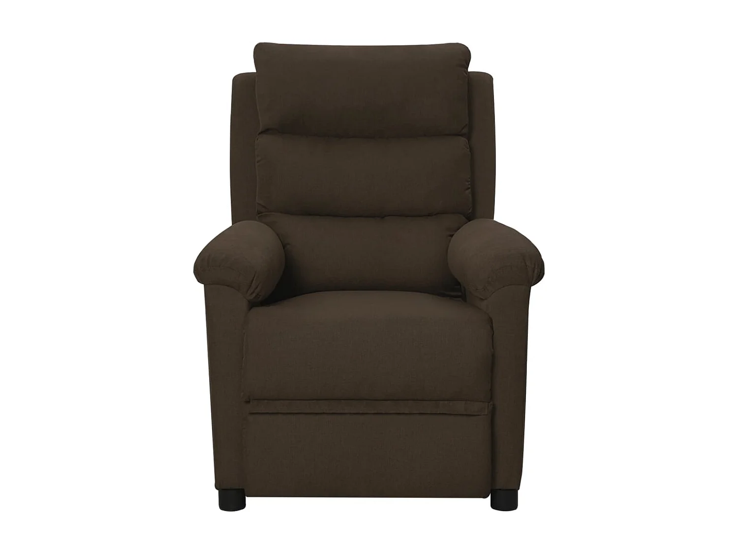 Härnösand  Fauteuil de massage Marron foncé Tissu