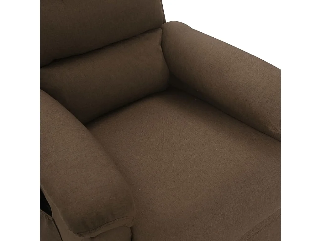 Härnösand  Fauteuil de massage Marron Tissu