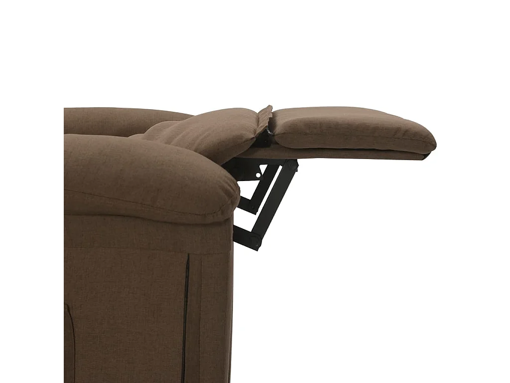 Härnösand  Fauteuil de massage Marron Tissu