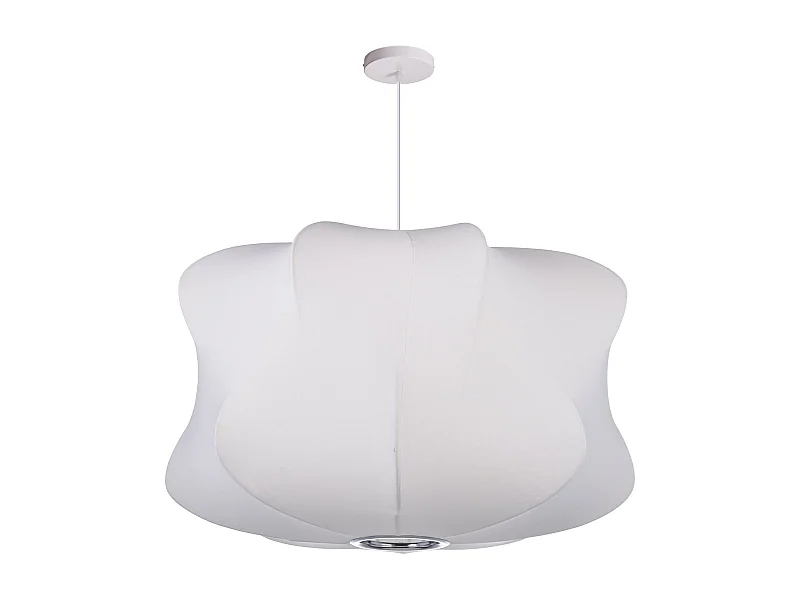 Arturesthome suspension en polyester,lampe de plafond pour salon cuisine chambre,d60cm x h36cm,blanc