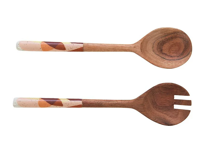 Lot de 2 couverts à salade Elena