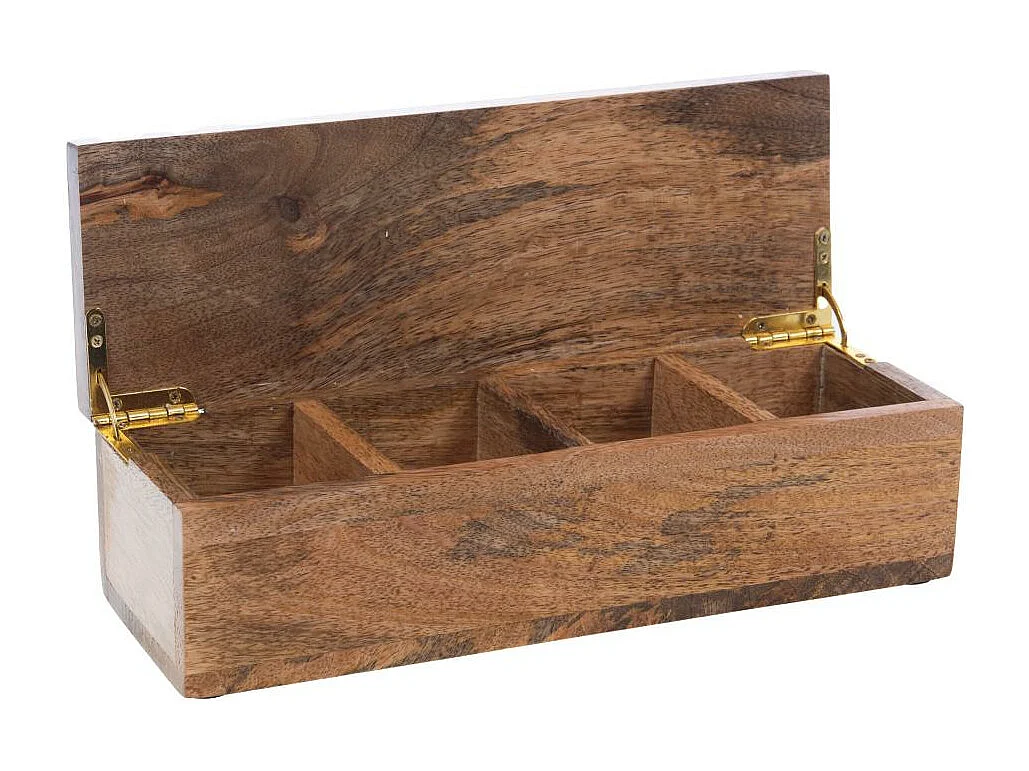 Boite à thé Santa 30x10 cm