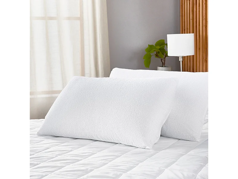 2 Fronhas de rizo impermeável 60x60cm PIKOLIN HOME