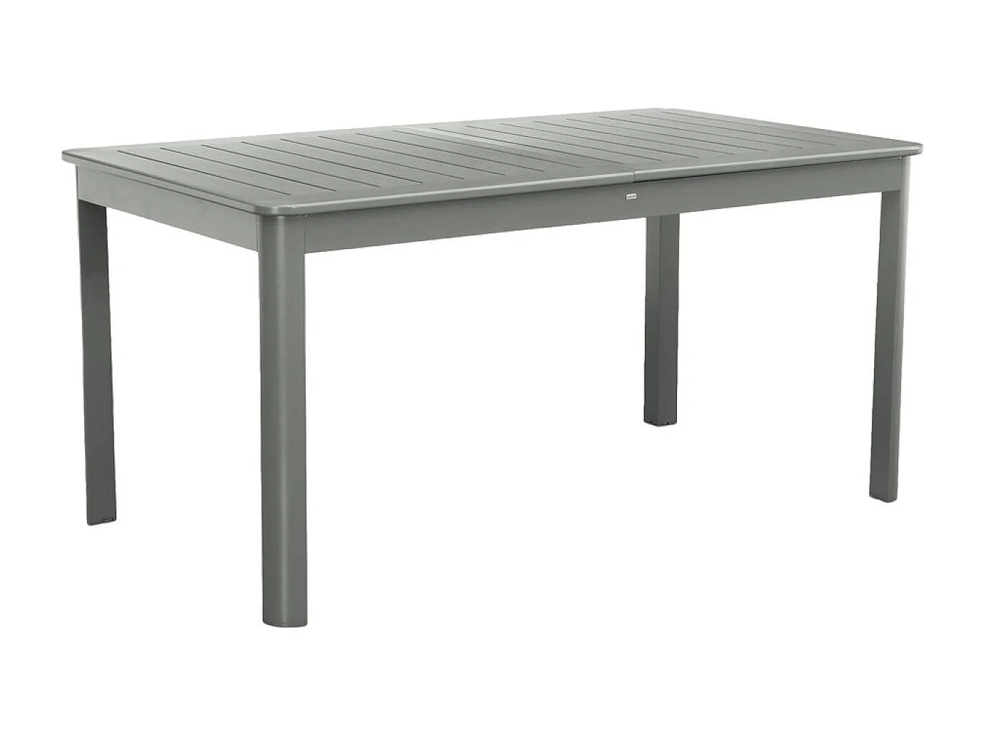 Mesa de jardín extensible de aluminio de 8 plazas verde kaki