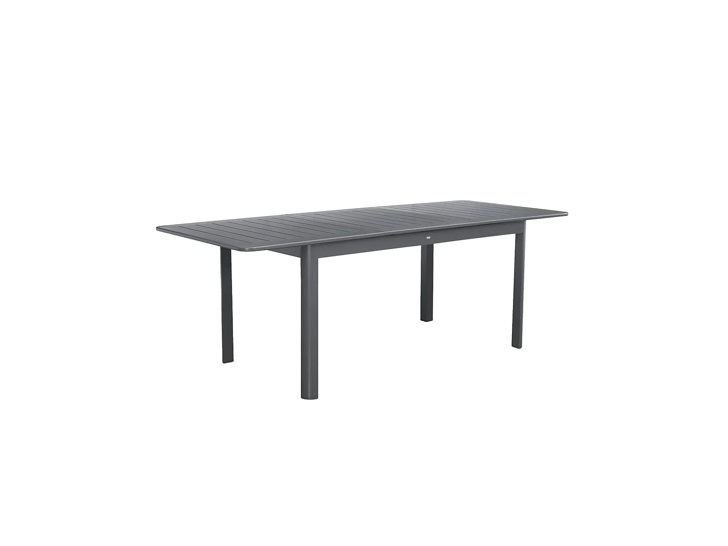 Table de jardin anthracite SEATTLE extensible aluminium. 8 places. 173 / 236.5 x 100 x 75 cm