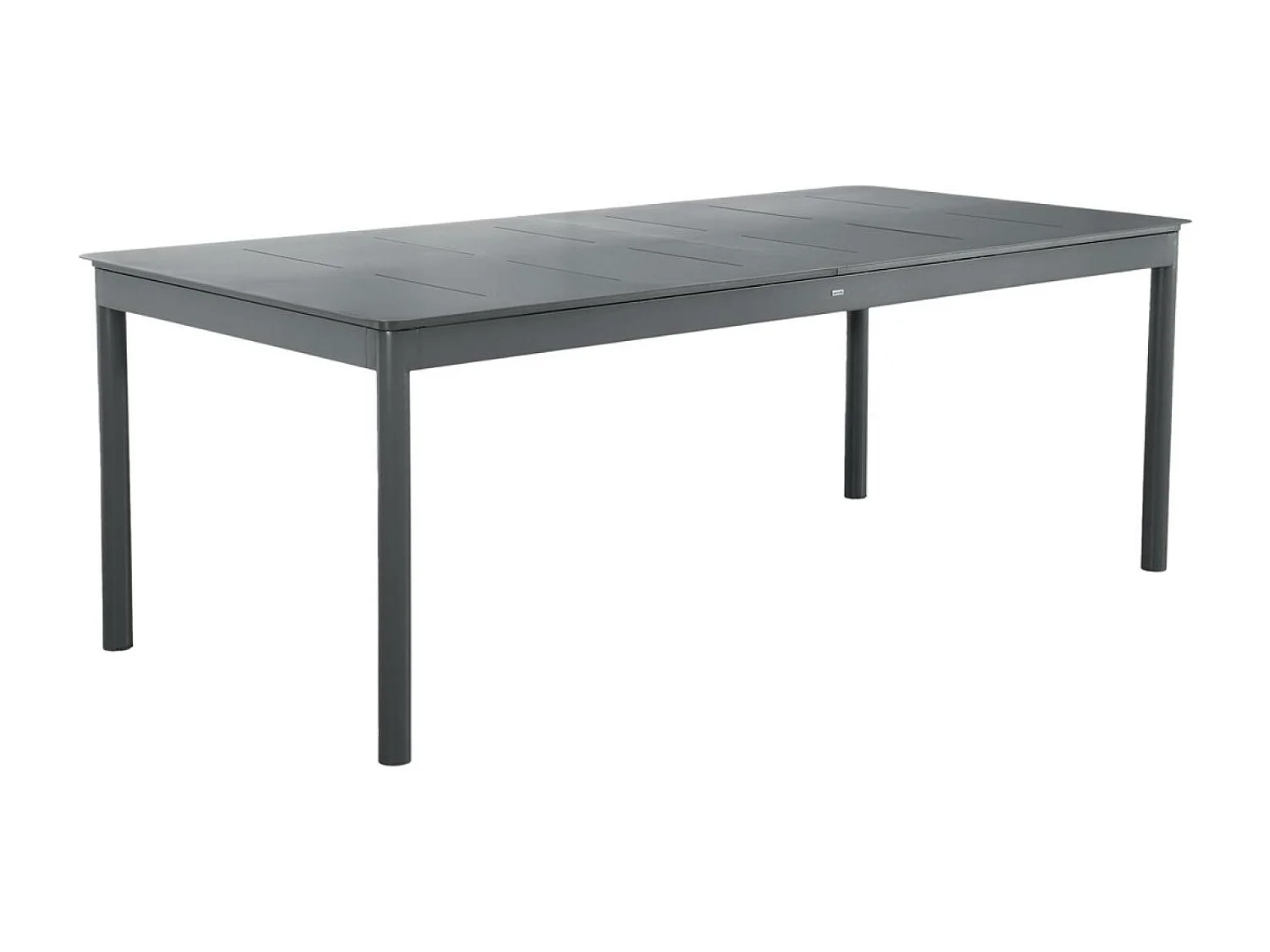 Mesa de jardín extensible de aluminio de 8 plazas antracita
