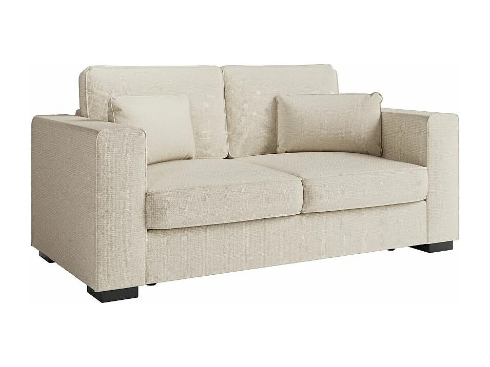 Ensemble canapés 2 places et 3 places Belami en tissu - Beige - Loungitude