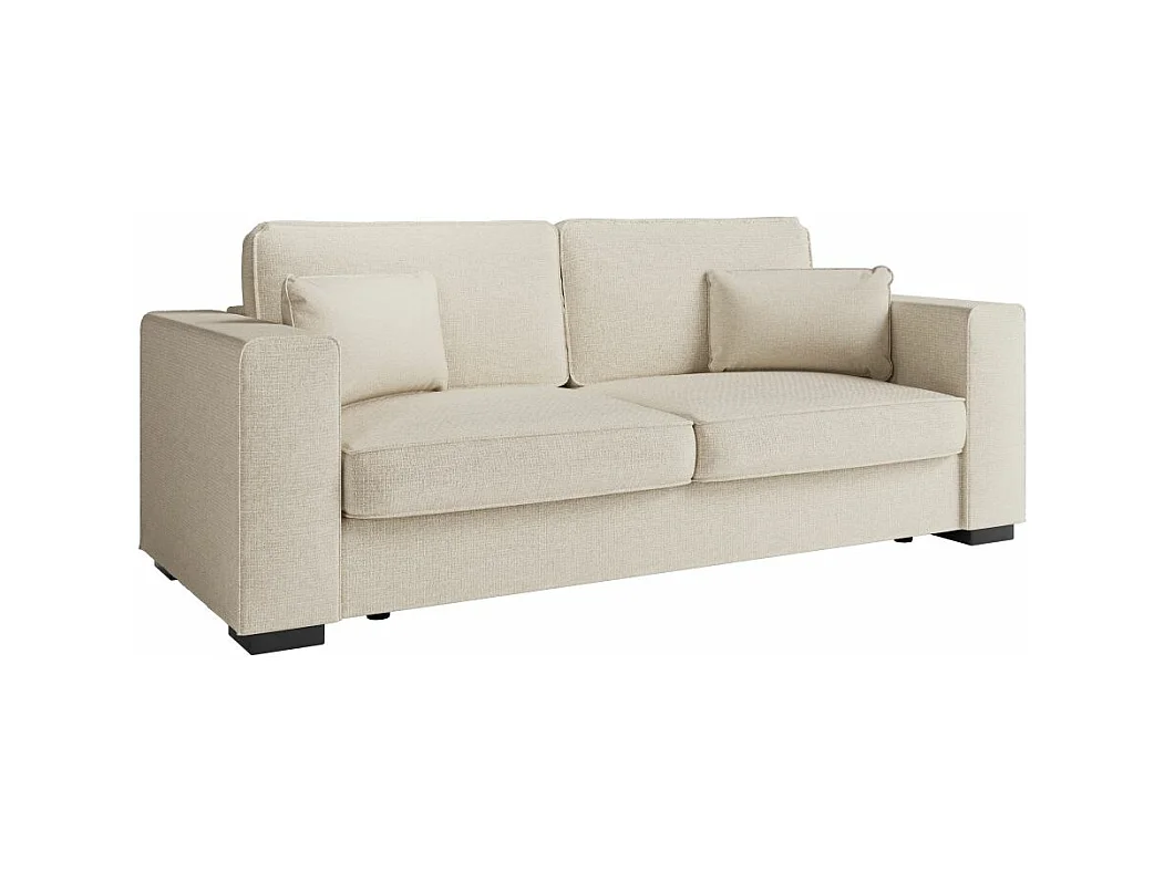 Ensemble canapés 2 places et 3 places Belami en tissu - Beige - Loungitude